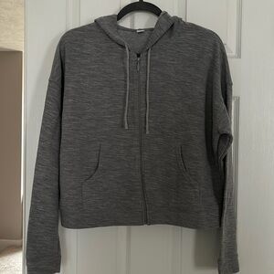 Women’s medium cropped full zipper hoodie